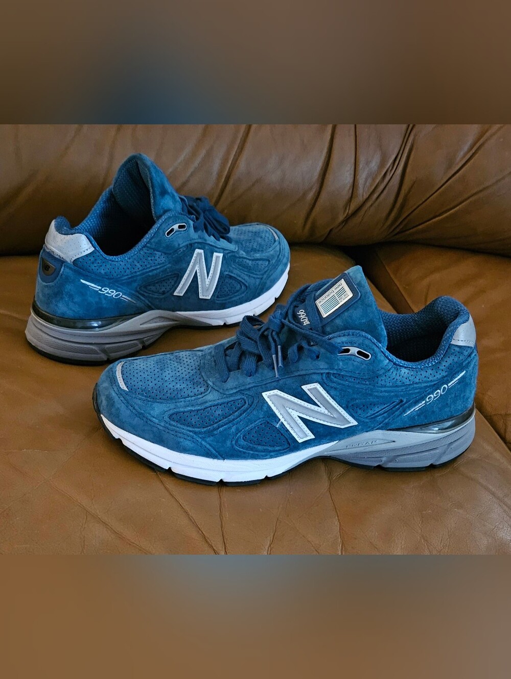 Men's New Balance 990v4 North Sea Blue Size 9 (EXCELLENT SHAPE)